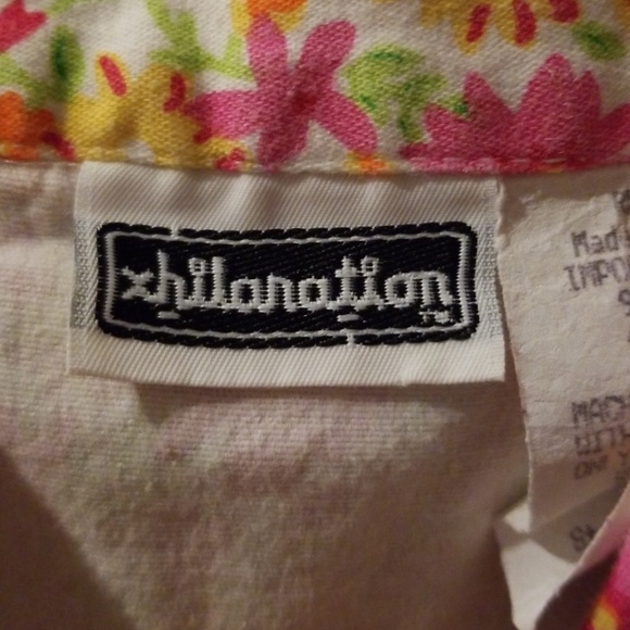 Vintage Xhilaration Floral Zipper Crop Top - Picture 4 of 4